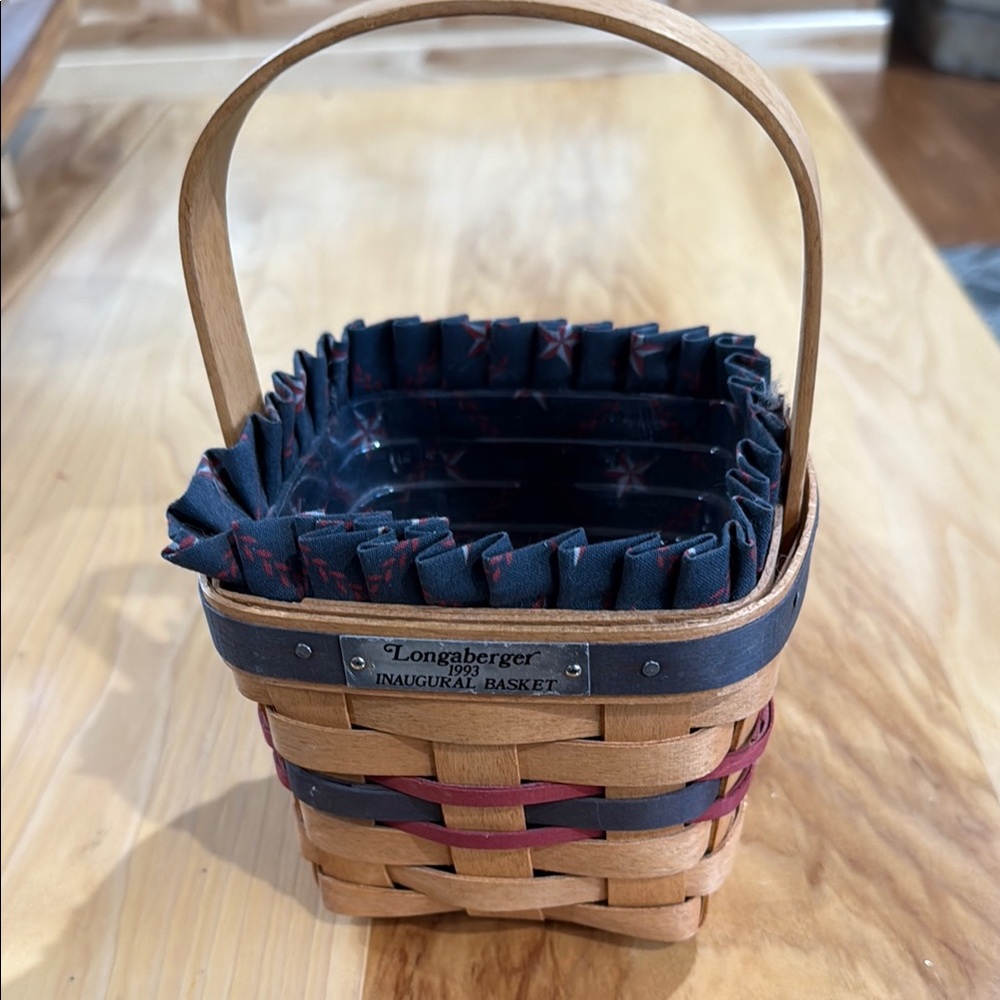 Longaberger Basket with Liner